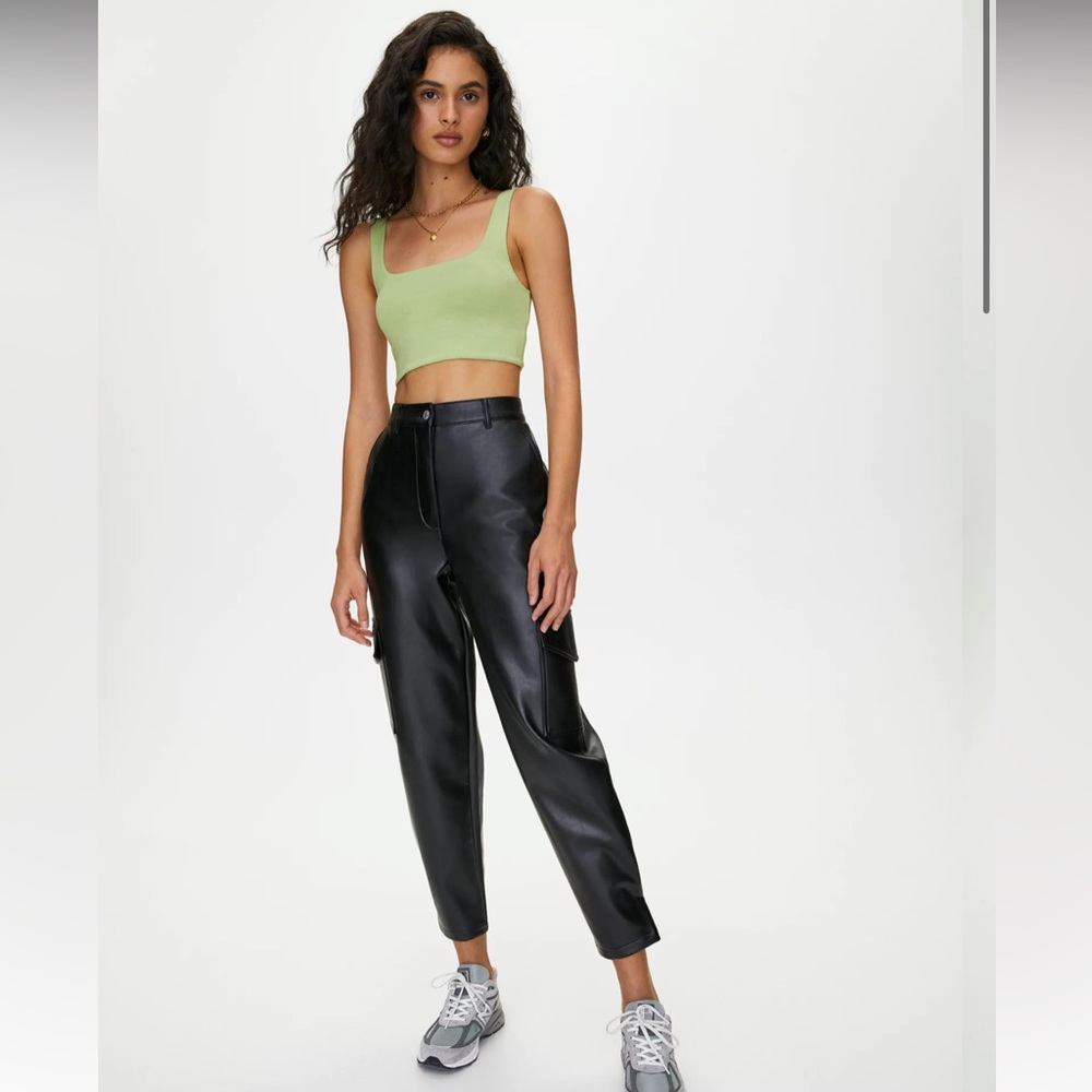 ARITZIA MODERN CARGO LEATHER PANT